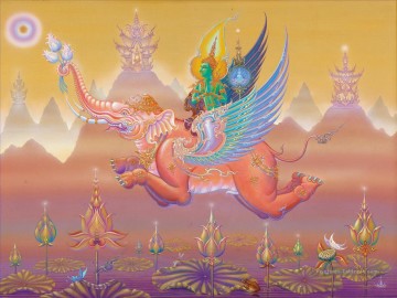 la tirana Tableau Peinture - Indra à la Loi sur le bouddhisme du ciel de la CK
